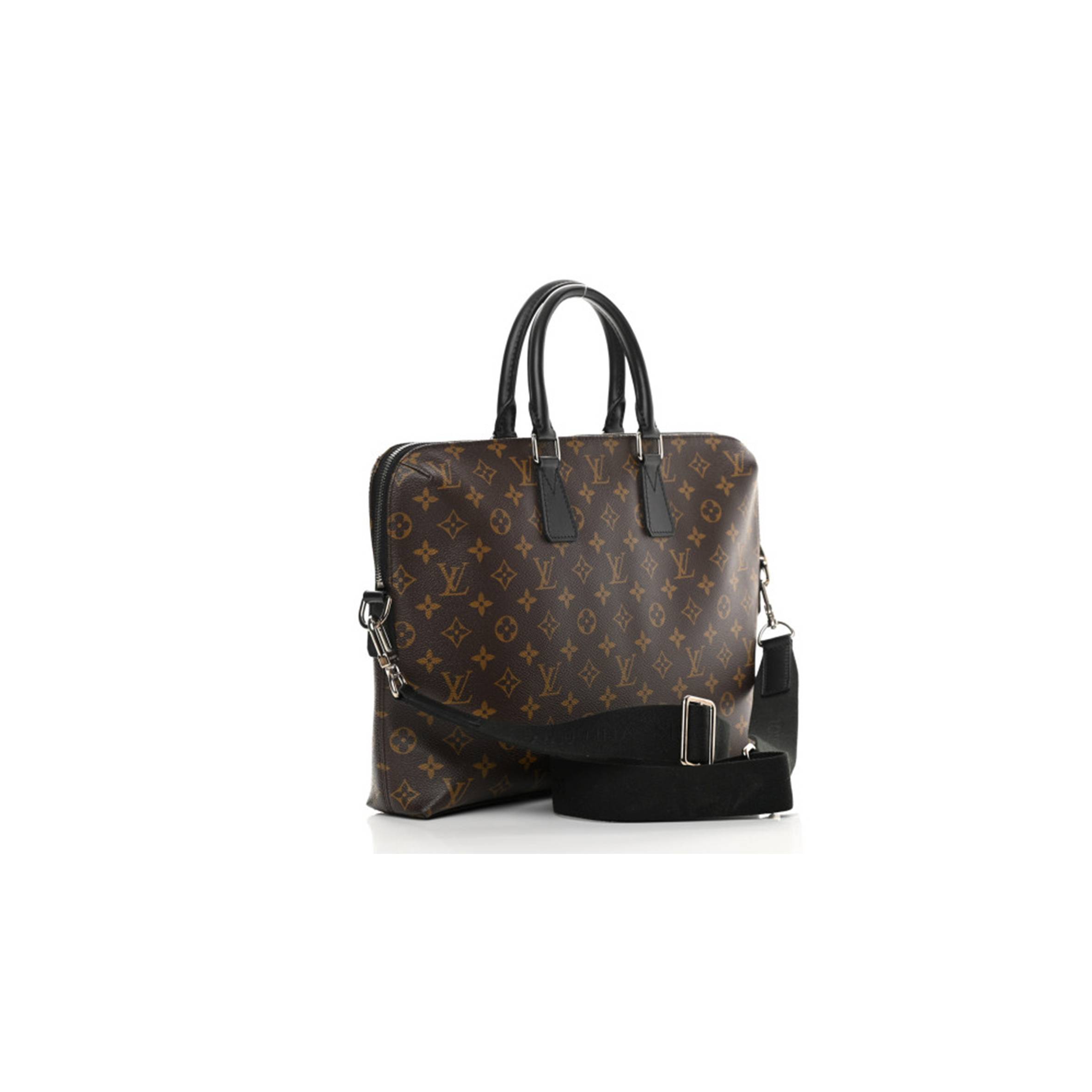 LOUIS VUITTON MASTER MONOGRAM MACASSAR PORTE-DOCUMENTS JOUR M40868 (37*28*6cm)